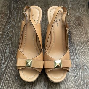 Kate Spade Wedge Sling Back Heel Shoes